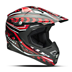 ZOAN 521-108 SYNCHRONY MX HELMET MONSTER BLACK RED 2X