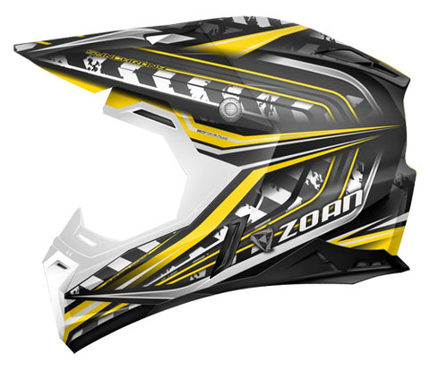 ZOAN 521-135 SYNCHRONY MX HELMET MONSTER BLACK YELLOW M