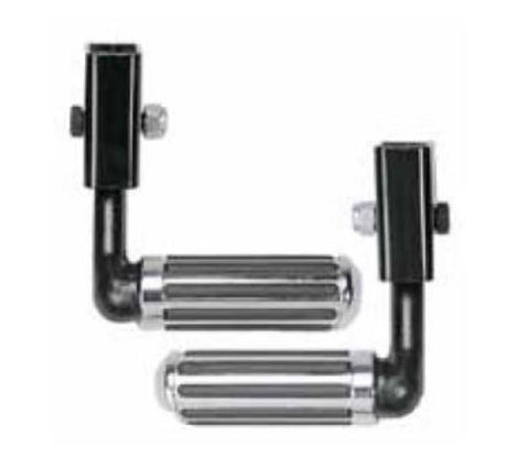 MOTOVAN 15-960CR STEEL FOOTPEGS FOR FENDER PROTECTORS SQUARE