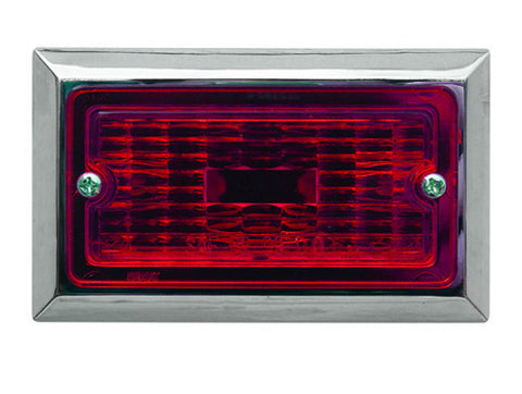 OPTRONICS MC71-RS FLUSH MOUNT CLEARANCE LIGHT RED