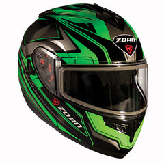 ZOAN ZOAN OPTIMUS SNOW HELMET ECLIPSE GRAPHIC GREEN-LARGE 238-326