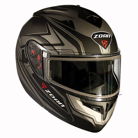 ZOAN ZOAN OPTIMUS SN/E. HELMET ECLIPSE GRAPHIC SILVER-3XL 238-569