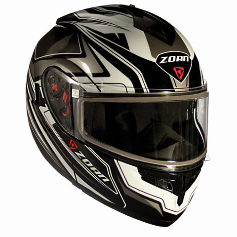 ZOAN ZOAN OPTIMUS SN/E. HELMET ECLIPSE GRAPHIC WHITE-MED 238-575