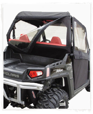 SHOCKPRO RZR REAR ENCLOSURE WITH WINDOWBLACK RZR-RW-BK