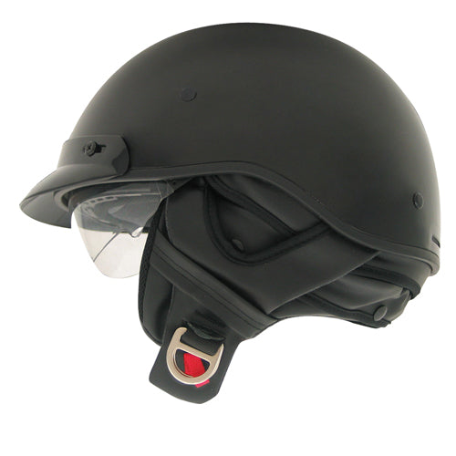 ZOAN ZOAN ROUTE 66 HALF HELMET - MATTE BLACK - MED 031-025