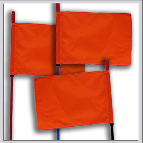 FIRESTIK RED FIRE STICK W/ORANGE SAFETY FLAG - 8FT F8-RED-8120R