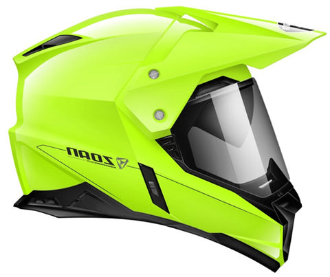 ZOAN ZOAN SYNCHRONY DUAL SPORT HELMET - HI-VIZ YELLOW - 2XL 521-448