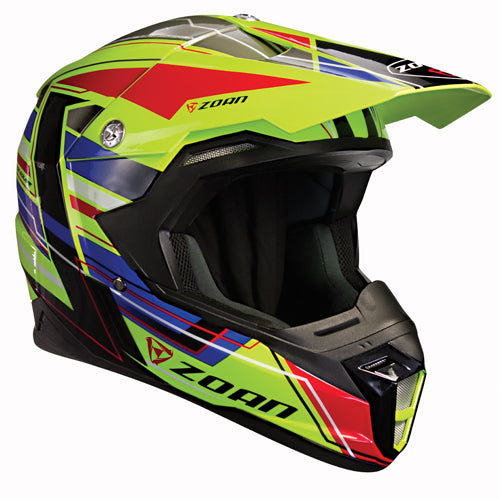 ZOAN 721-198 SYNCHRONY MX EQUIPE GRAPHIC FLO YL RED-XXL