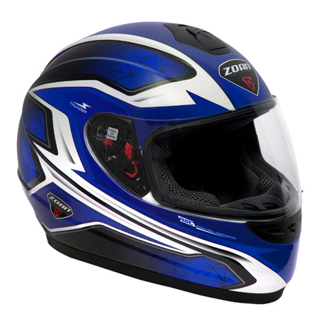 ZOAN 223-119 THUNDER M C HELMET ELECTRA BLUE 3X