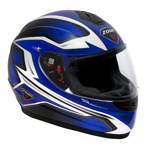 ZOAN 223-118 THUNDER M C HELMET ELECTRA BLUE 2X
