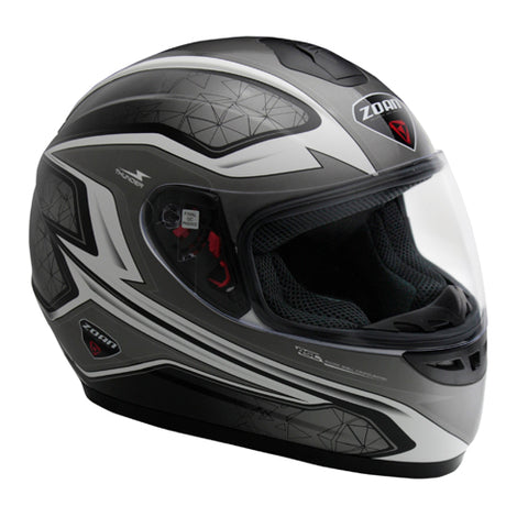 ZOAN ZOAN THUNDER YOUTH SN HELMET SILVER LARGE 223-122SN