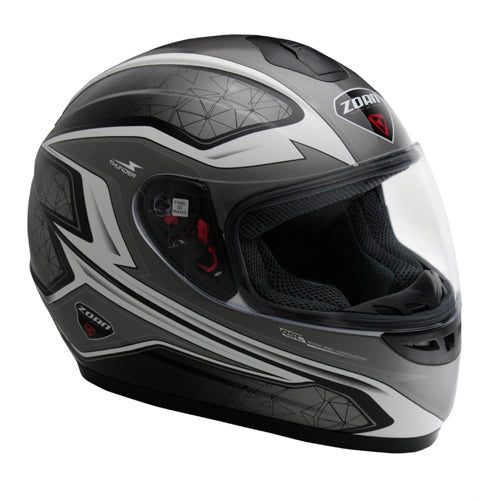 ZOAN ZOAN THUNDER M/C HELMET ELECTRA SILVER - L 223-126