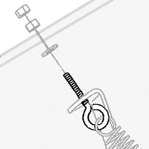 WARN 5/16" EYE BOLT WARN PLOW 35329
