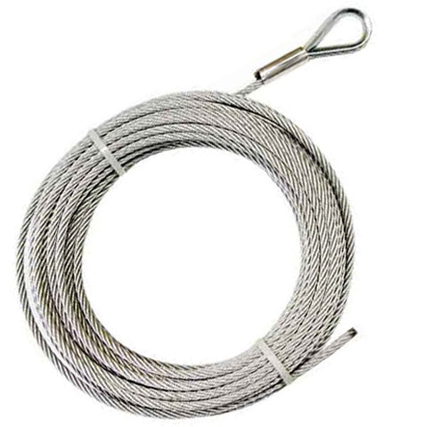 WARN 68851 WIRE ROPE 7 32" X 55'