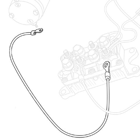 WARN WARN CABLE 6 GAUGE - YELLOW - 96" 69651